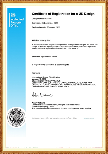 Certificate Of Honor