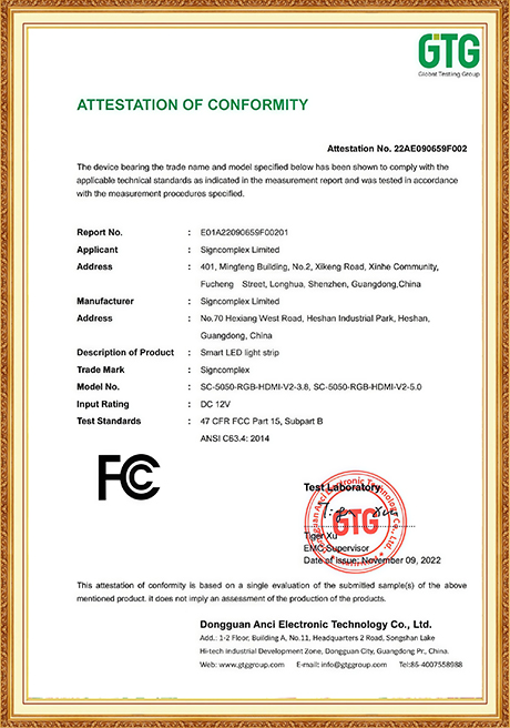 Certificate Of Honor
