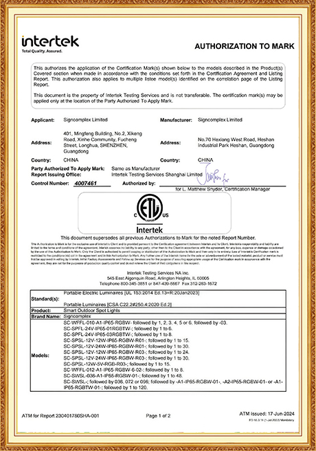 Certificate Of Honor