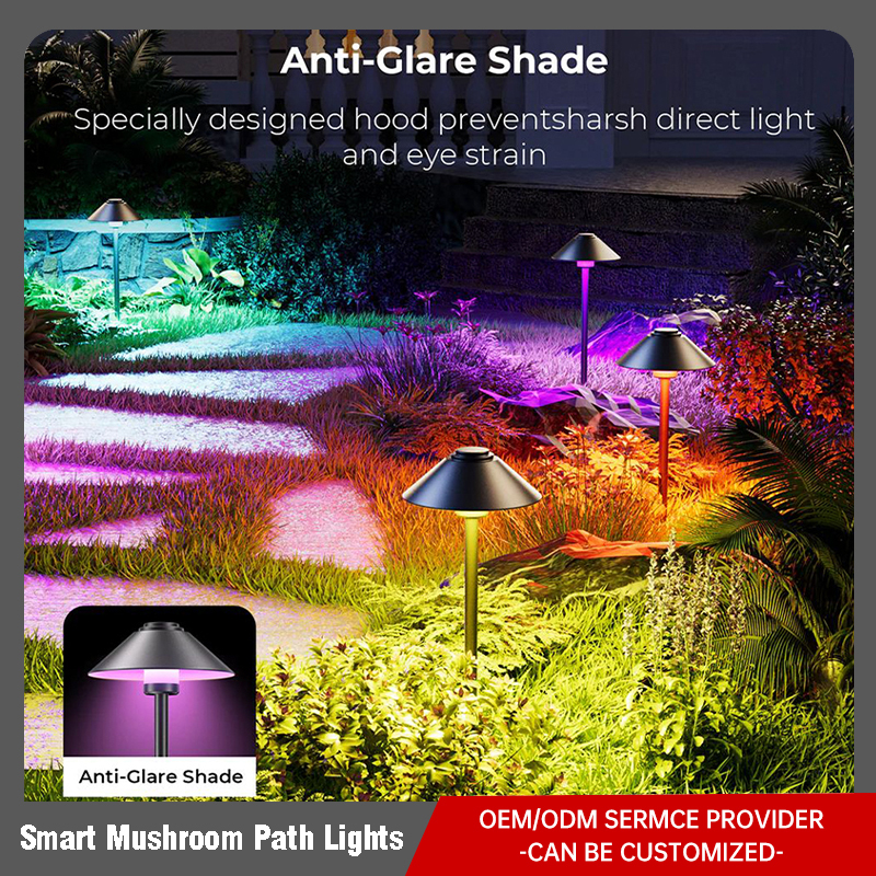 Smart Mushroom Path Lights
