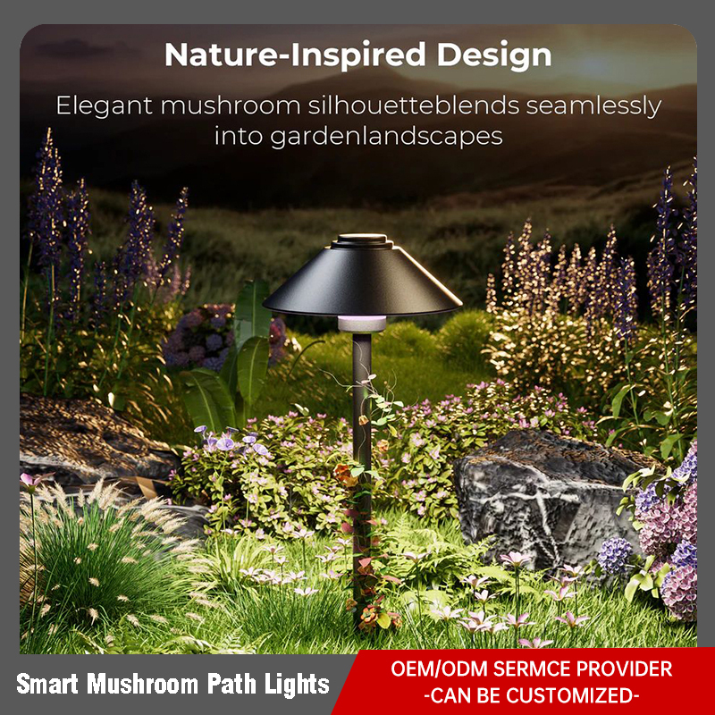Smart Mushroom Path Lights