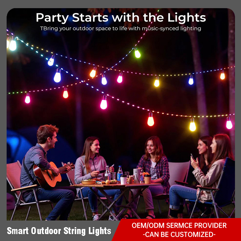 Smart Outdoor String Lights